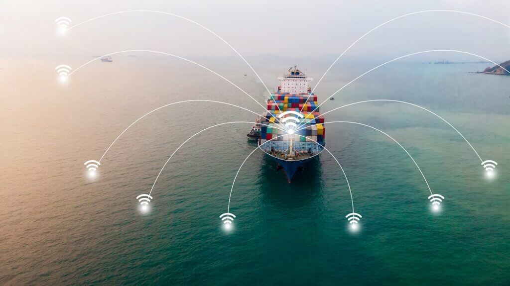 Internet is provided on ship