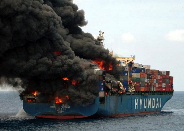 cargo fire