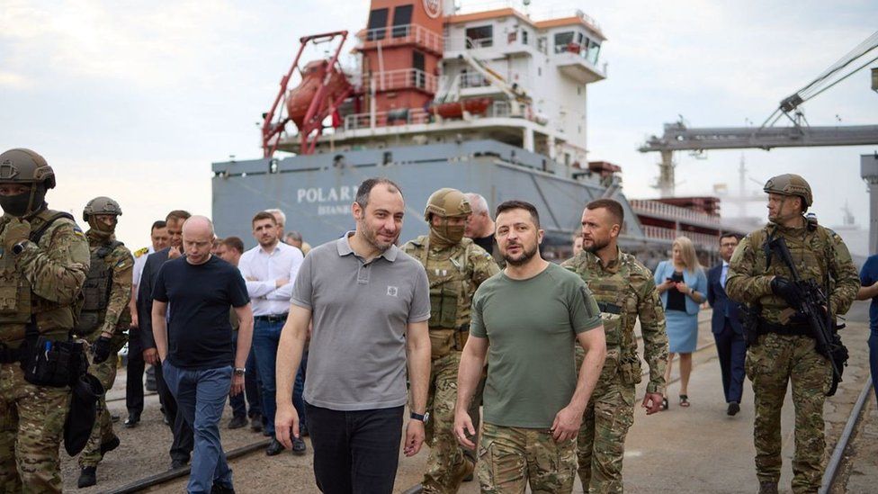 Ukraine's Revival: First Major Grain Ship