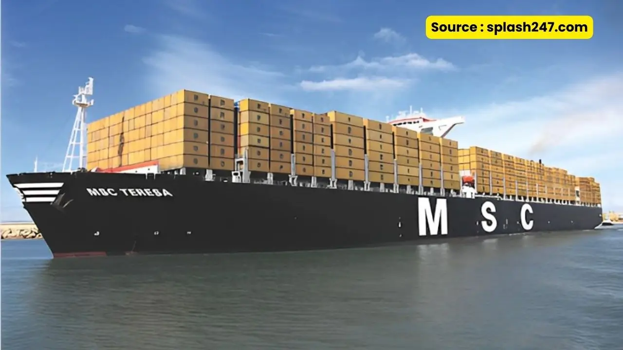 Massive Container Ship MSC Teresa