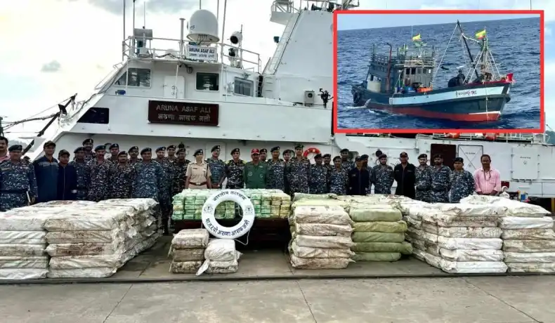 Indian Coast Guard Makes Record Drug Bust in Andaman Waters