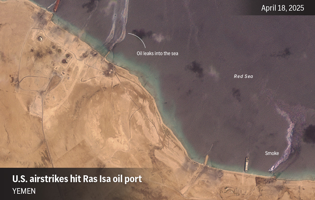 us Strike Yemen Ras Isa Port