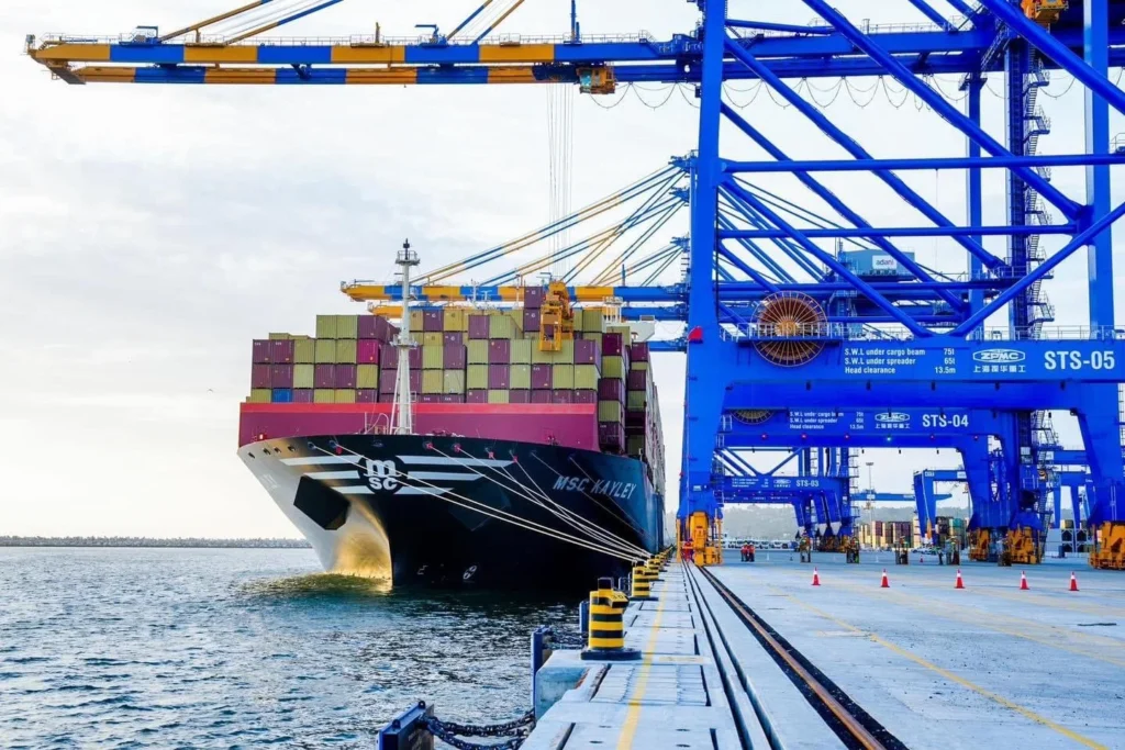 MSC Kayley at Vizhinjam